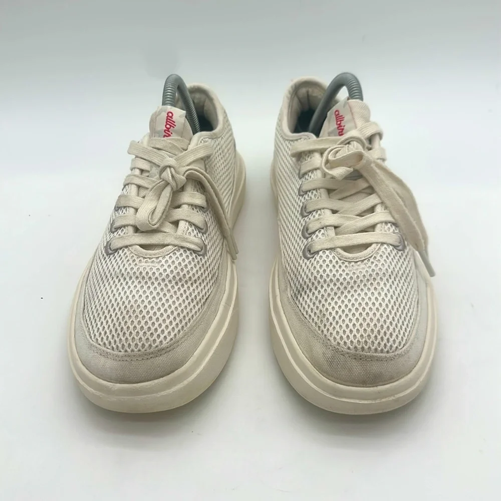 Women's allbirds Tree Pipers White Athletic Sneakers Mesh Women’s Size 10.0